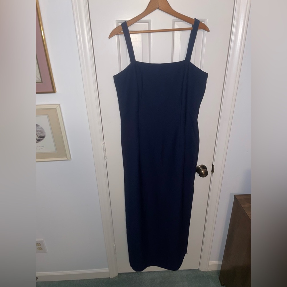 Sag Harbor Navy Blue Formal Maxi Dress